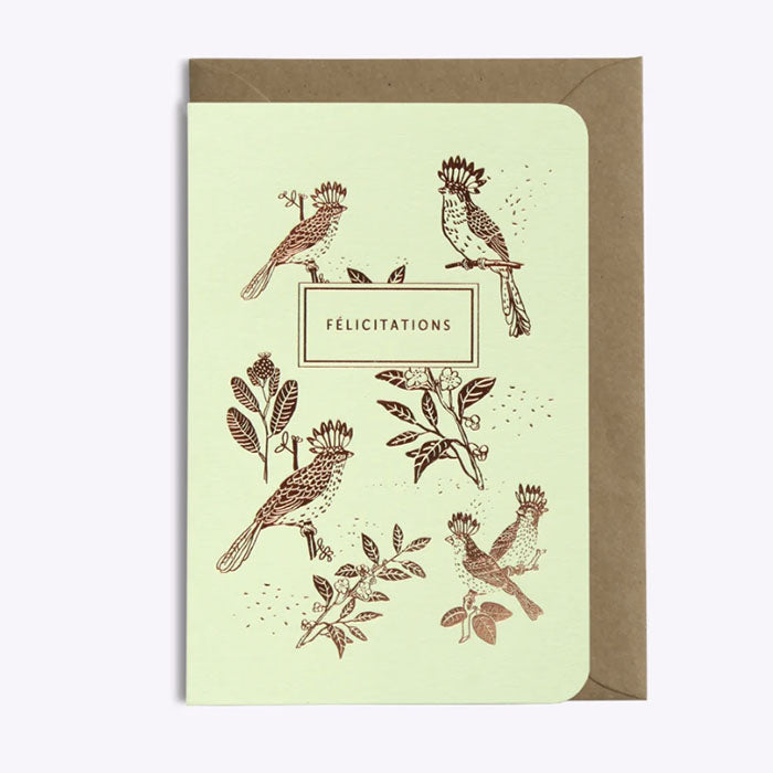 Carte Slow life - pistache