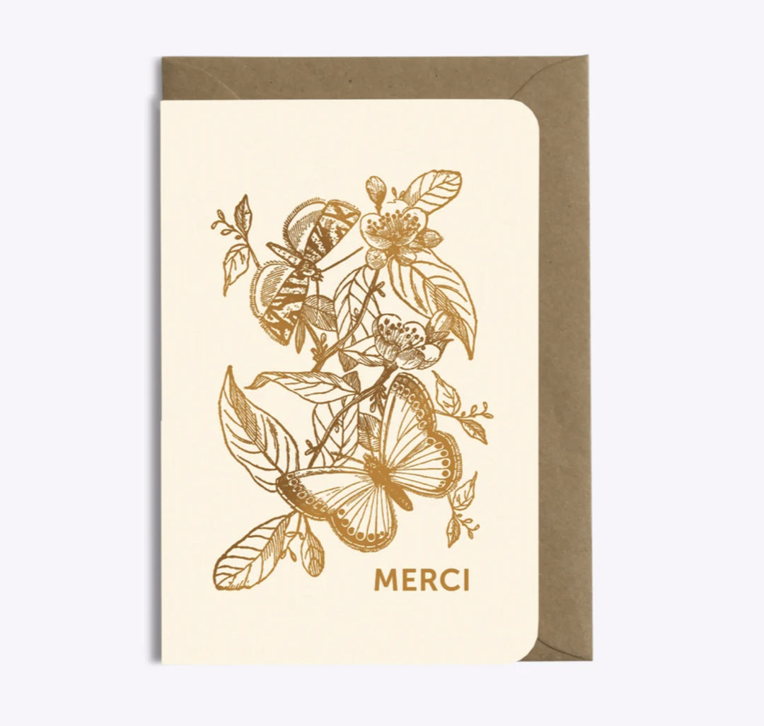 Carte Merci - Papillons