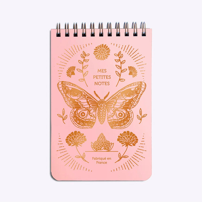 Petit Bloc Papillon - rose