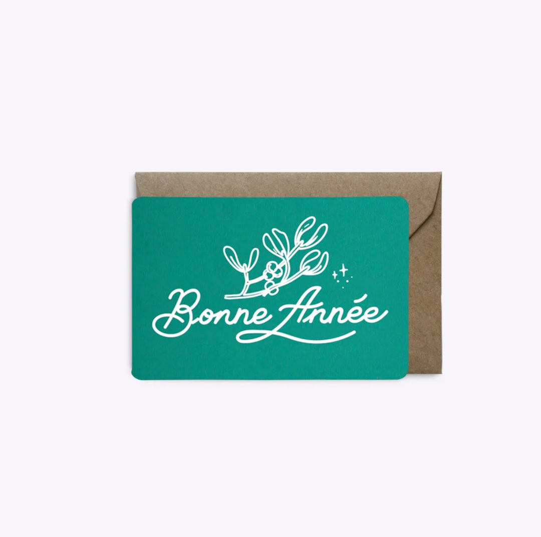 Mini Carte Bonne année
