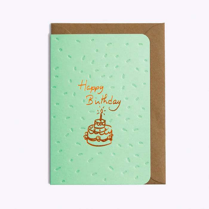 Carte Happy Birthday Cake