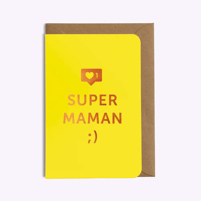 Carte Super Maman