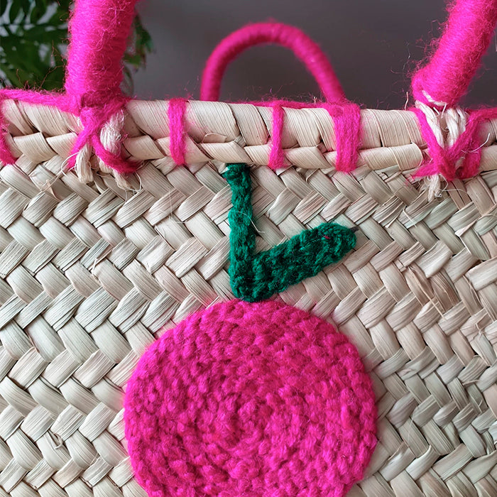 Panier Pomme - Fuchsia