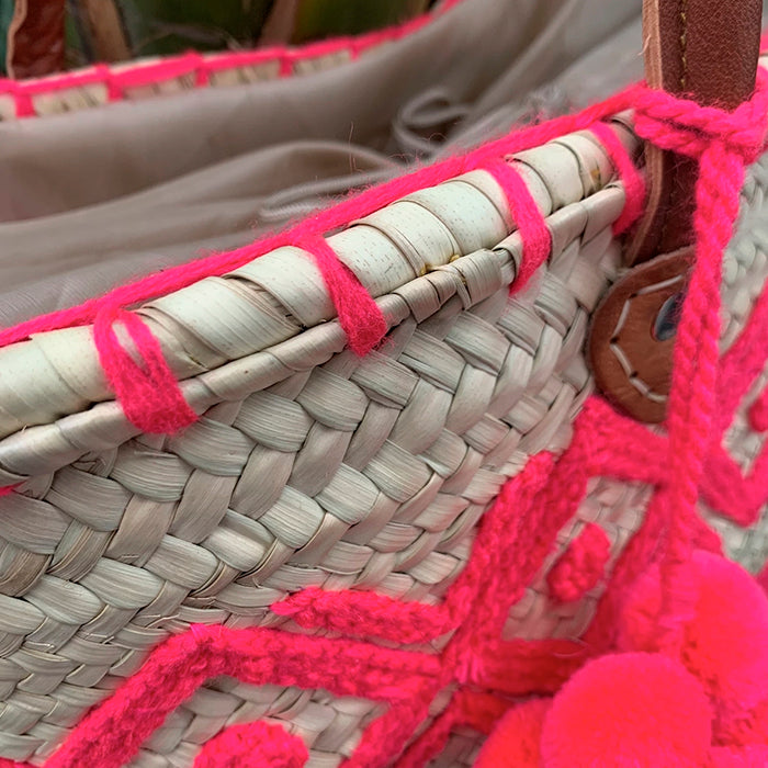Panier Fluo - rose