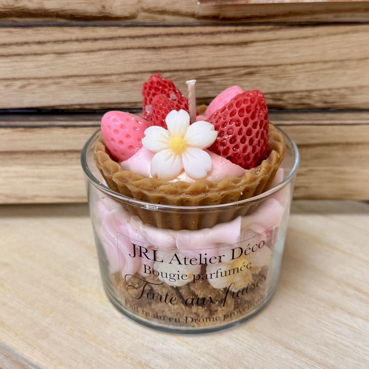 Bougie Tarte aux fraises