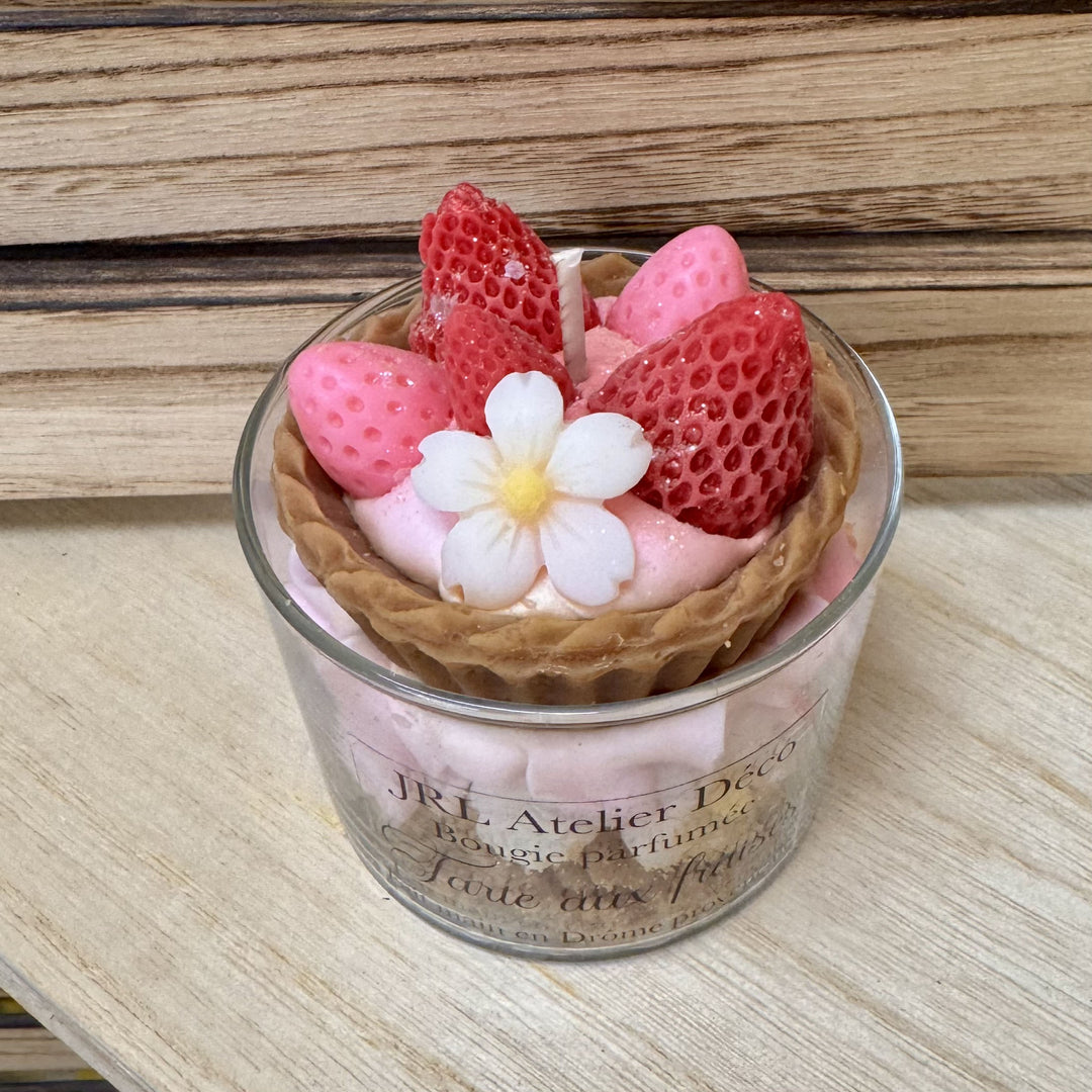 Bougie Tarte aux fraises