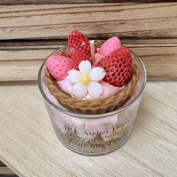 Bougie Tarte aux fraises