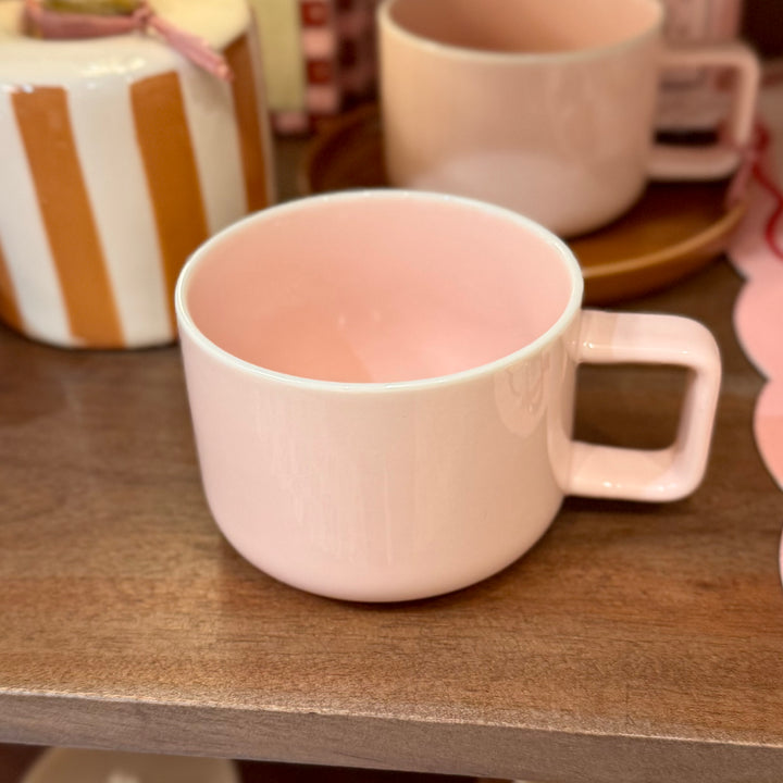 Tasse Chic - Rose & brun
