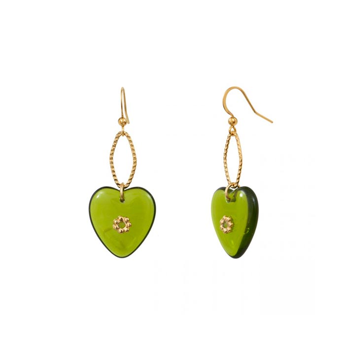 Boucles d'oreilles Lovely Olive