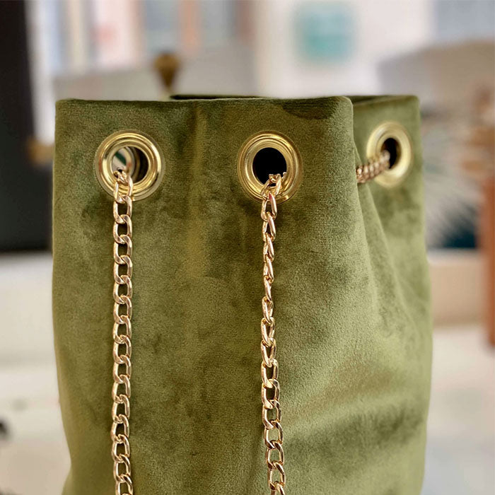 Sac Seau Velours Mousse