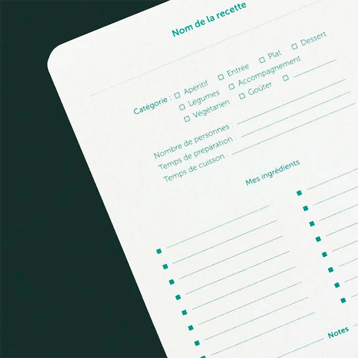 Carnet de Recettes Alice