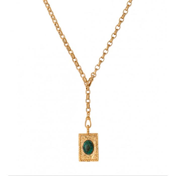 Collier Zora Jaspe Vert