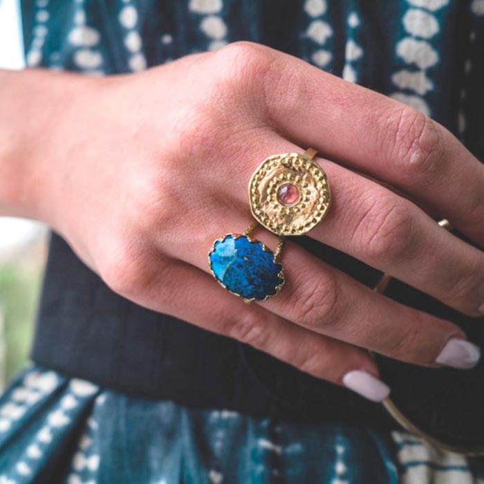 Bague Lise Lapis Lazuli